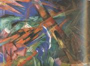 Franz Marc Fate of the Animals (mk34) oil painting picture wholesale